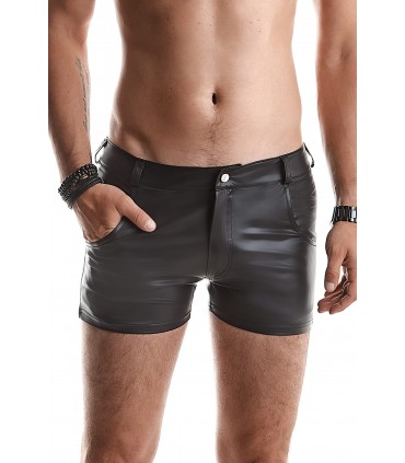 FEDERICO PANTALÓN CORTO WETLOOK NEGRO L