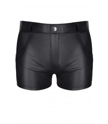 FEDERICO WETLOOK-SHORTS SCHWARZ S