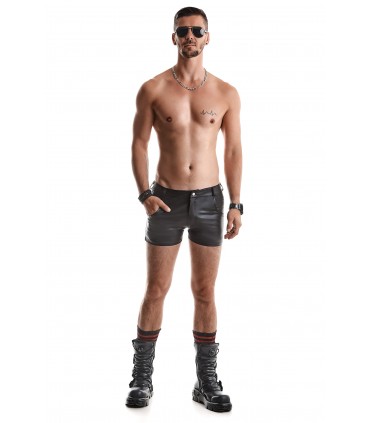 FEDERICO WETLOOK-SHORTS SCHWARZ S