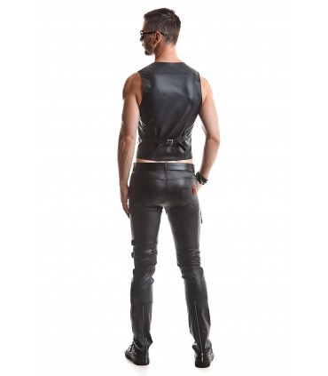 GILET NERO OLIVER CON REGOLAZIONE SCHIENALE XL