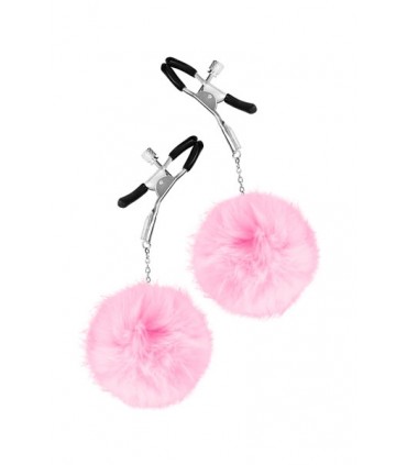 PINZAS REGULABLES C/ POMPÓN ROSA