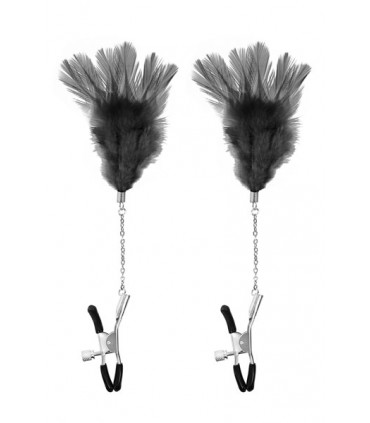 PINZAS REGULABLES C/ PLUMERO NEGRA