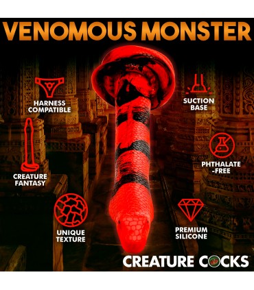 KING COBRA GRANDE DILDO IN SILICONE 35,5 CM