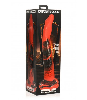 KING COBRA GRANDE DILDO IN SILICONE 35,5 CM