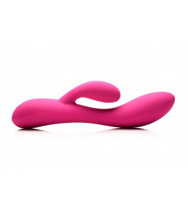 VIBRATORE FLESSIBILE IN SILICONE RICARICABILE ROSA