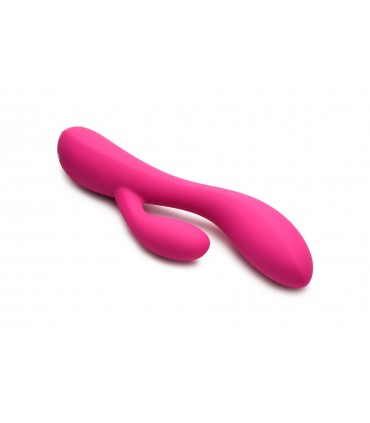 VIBRATORE FLESSIBILE IN SILICONE RICARICABILE ROSA