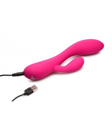 VIBRATORE FLESSIBILE IN SILICONE RICARICABILE ROSA