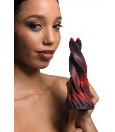 GODE EN SILICONE À LANGUES TORDUES HELL KISS