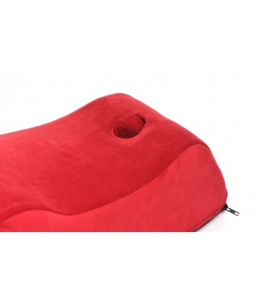 CUSCINO CON SUPPORTO BACCHETTA ROSSO