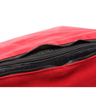 CUSCINO CON SUPPORTO BACCHETTA ROSSO