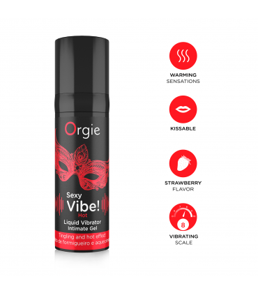 VIBRATORE LIQUIDO SEXY VIBE! CALDO 15ML