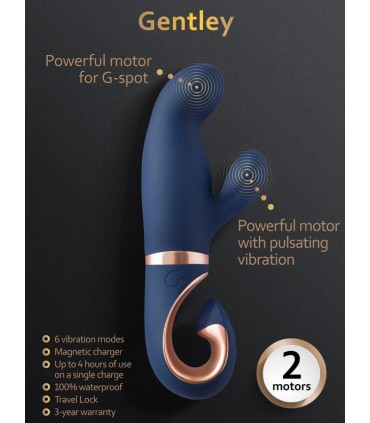 GENTLEY CARIBBEAN BLUE VIBRATOR