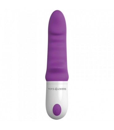 VIBRADOR SILICONA ELYS RHINHORN 9 INTENSIDADES MORADO