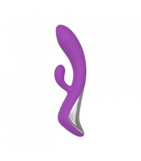 VIBRADOR SILICONA ELYS CHARM MOVE RECARGABLE MORADO