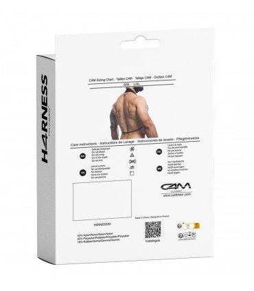 C4M CHAIN HARNESS BLACK L/XL
