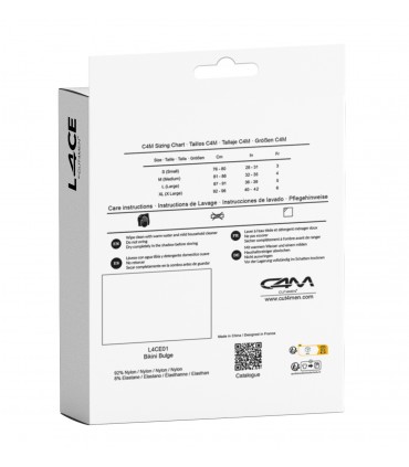 C4M L4ACE SLIP BULGE NOIR XL