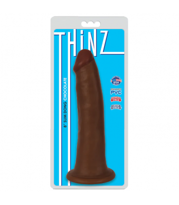 DILDO DI CIOCCOLATO FINE E SOTTILE 20'30 CM