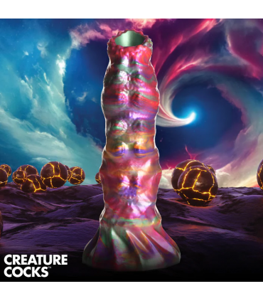 Dildo in silicone con larva che depone le uova