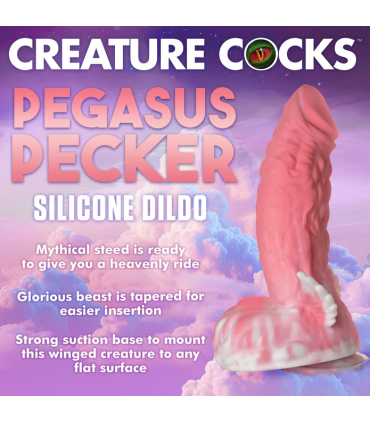 DILDO SILICONA PEGASUS PECKER WINGED