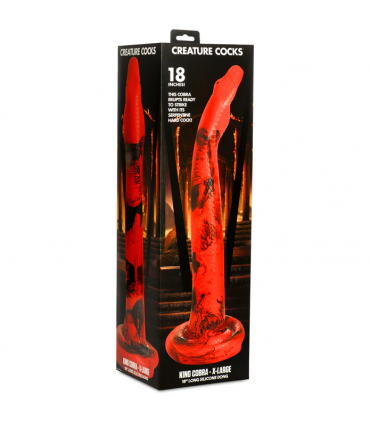 DILDO SILICONA KING COBRA XL 45'7 CM