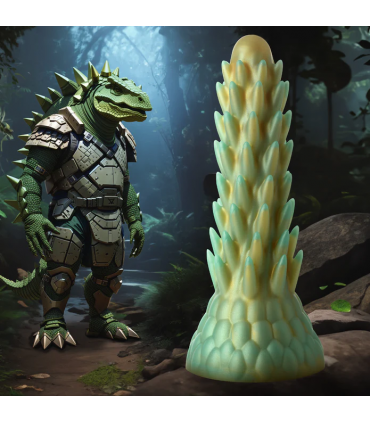 STEGOSAURUS SPIKY REPTILE SILICONE DILDO