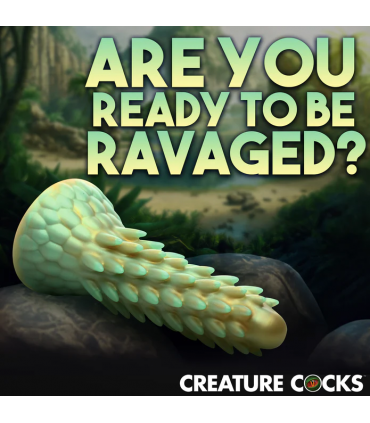 STEGOSAURUS SPIKY REPTILE SILICONE DILDO