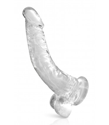 DILDO JELLY XL CLARO 22 CM