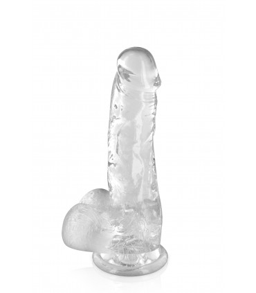 DILDO JELLY M CLEAR 17"5 CM