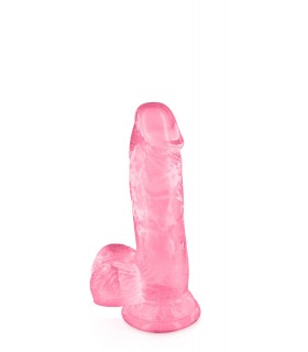 DILDO JELLY S ROSA 15"3 CM