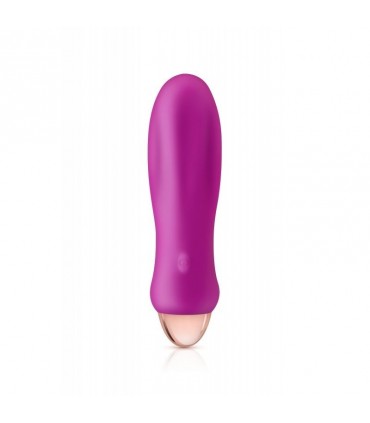 MINI VIBRADOR SILICONA RECARGABLE ROCKET ROSA