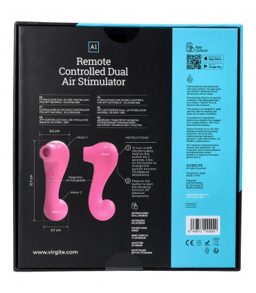 A1 REMOTE CONTROLLED DUAL AIR STIMULATOR