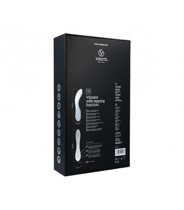 VIBRADOR TAPPING RECARGABLE V8 ROSA