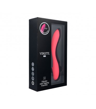 VIBRATEUR À TAPING RECHARGEABLE ROSE V8