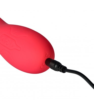 VIBRATEUR À TAPING RECHARGEABLE ROSE V8