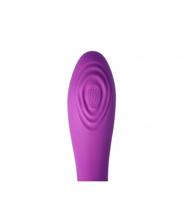 RECHARGEABLE TAPPING VIBRATOR V8 PURPLE