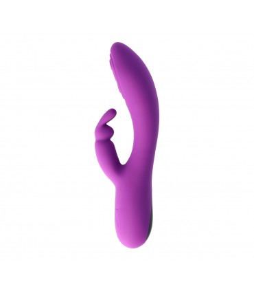 V9 RECHARGEABLE TAPPING VIBRATOR PURPLE
