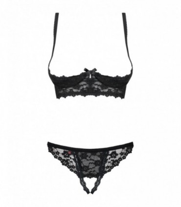 LETICA 2-PCS CUPLESS SET BLACK  S/M