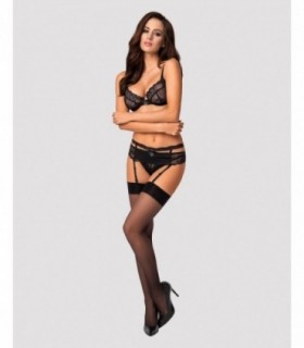 HEARTINA 3-TEILIGES SET SCHWARZ S/M