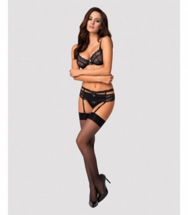 HEARTINA 3-TEILIGES SET SCHWARZ L/XL