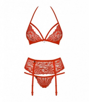 838-SEG-3 SET 3 PZ ROSSO L/XL