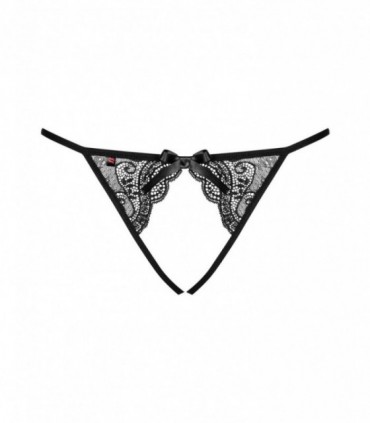 MIAMOR CROTCHLESS PANTIES BLACK  S/M