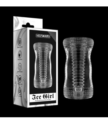 MASTURBATORE DELLA RAGAZZA DI GHIACCIO CHIARO STRIATO