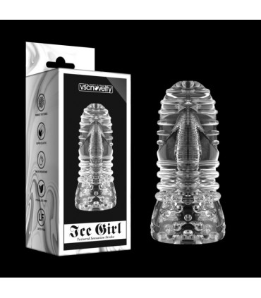 MASTURBATORE CONICO CHIARO DELLA RAGAZZA DI GHIACCIO