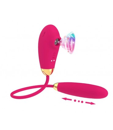 VIBRADOR CLITORIAL VIBE CON HUEVO ROSA