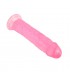 REALISTISCHE PENIS-KRISTALLGELEES ROSA 21,6 CM