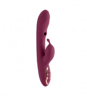 VIBRADOR C/ SUCCIÓN GREEDY GIRL BURDEOS