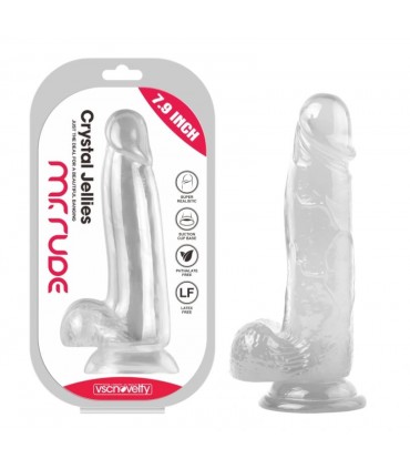 GELATINE DI CRISTALLO PER PENE REALISTICHE TRASPARENTI 20 CM