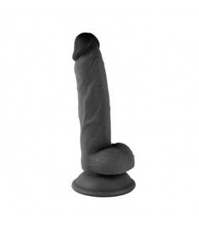 PENE REALÍSTICO MR RUDE NEGRO 18 CM