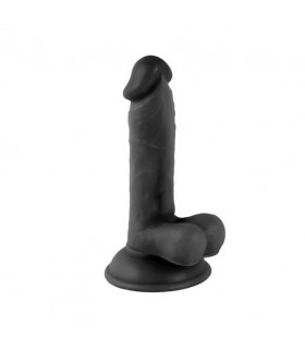 PENE REALÍSTICO MR RUDE NEGRO 18 CM