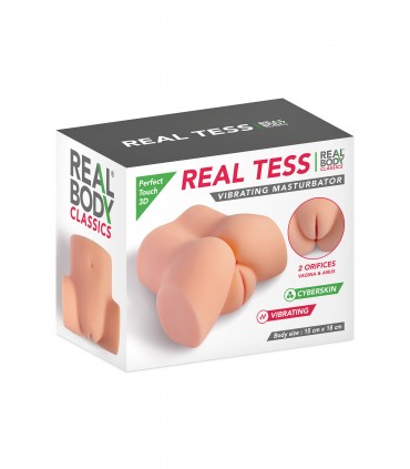 MASTURBADOR VIBRADOR VAGINA Y ANO TESS